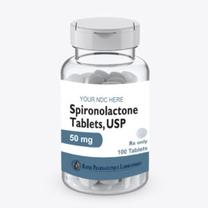 Spironolactone tablets 50 mg bottle from Raphe Pharmaceutique Laboratories manufacturer