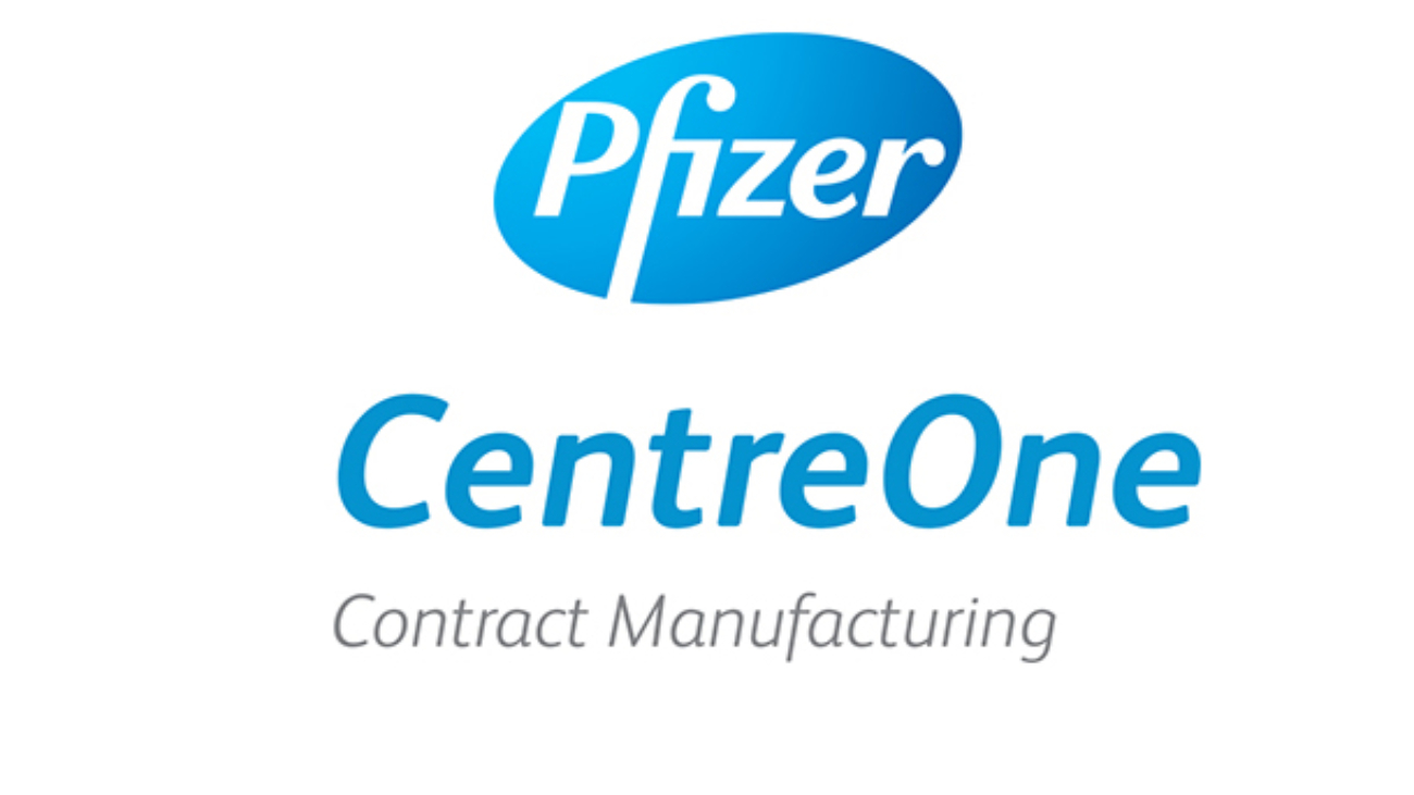 Pfizer CentreOne contract manufacturing logo