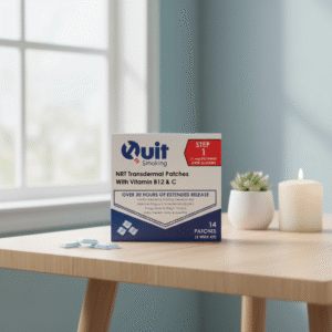 NRT Transdermal Patch With Vitamin B12 and C Energy Booster