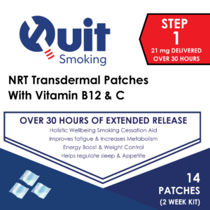 NRT Transdermal Patches manufacturer with Vitamin B12 & C for smoking cessation.