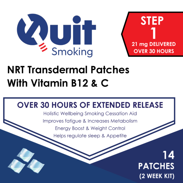 NRT Transdermal Patches manufacturer with Vitamin B12 & C for smoking cessation.