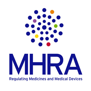 MHRA logo representing the UK regulatory agency for medicines and medical devices
