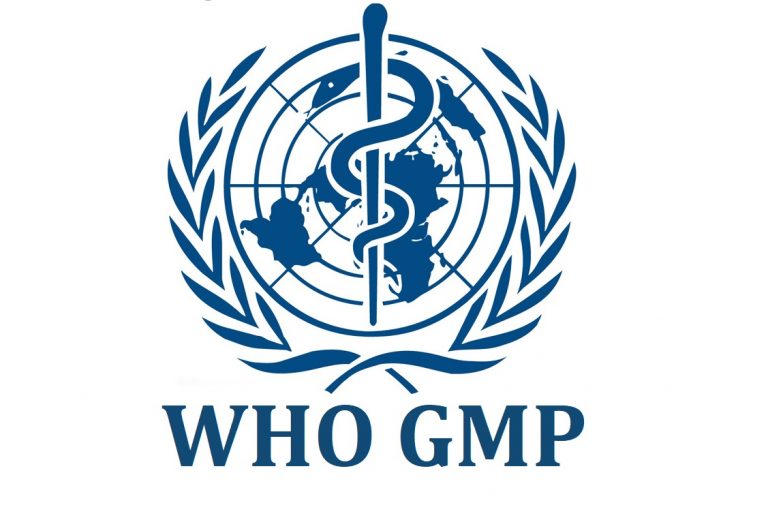 World Health Organization GMP certification logo